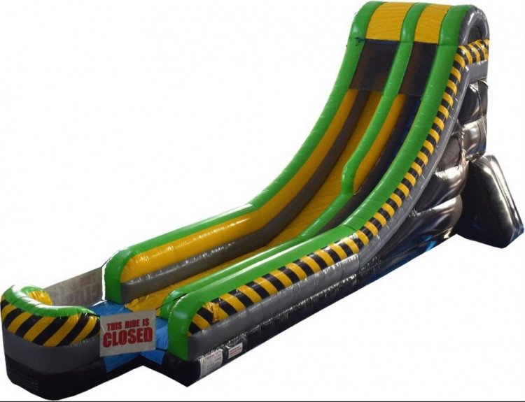 20 FOOT TOXIC SLIDE (DRY)