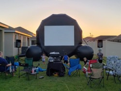 Backyard Movie Screen